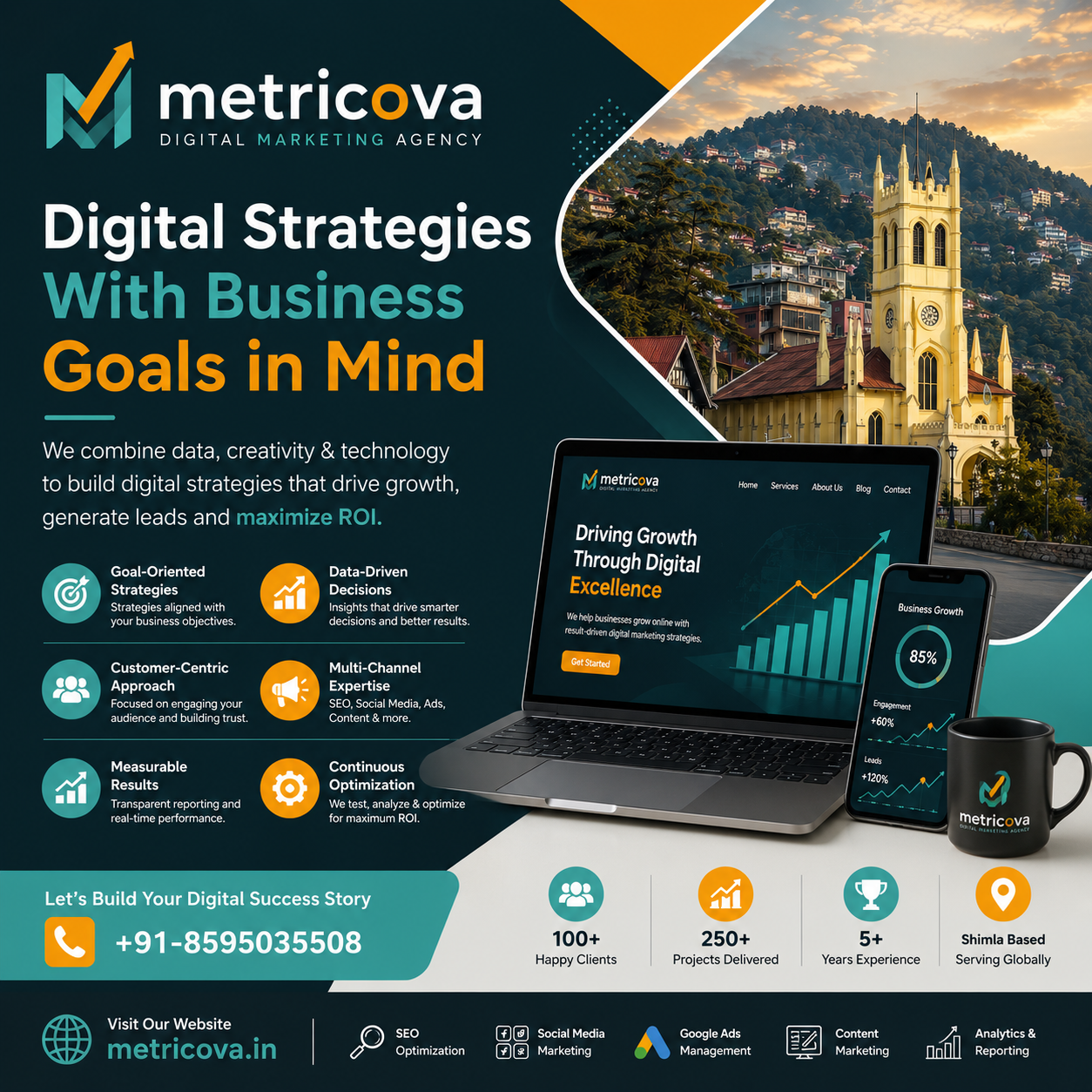 Digital Strategies With Business Goals in Mind - Metricova